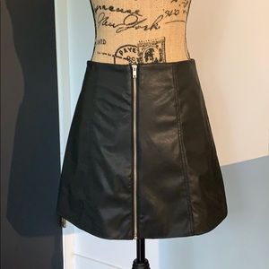 Leather skirt
